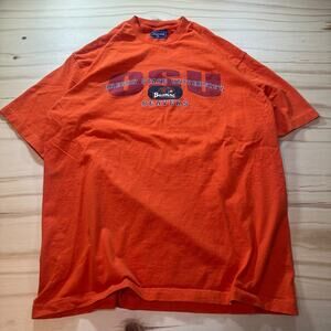 2000's Oregon State University Beavers Jansport Orange Graphic T-Shirt Mens XL